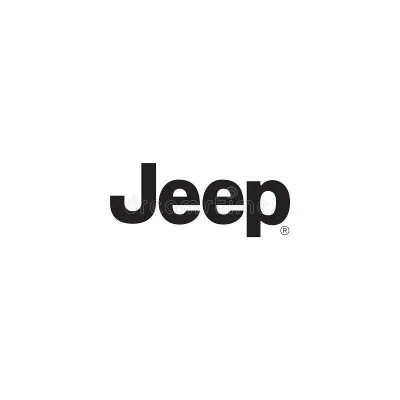 The bold black Jeep logo is centered on a plain white background, highlighting ECUHack’s Jeep PCM / TCM Reprogramming Service for models from 1997 onwards, specializing in advanced control module customization.
